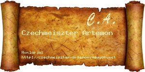 Czechmeiszter Artemon névjegykártya